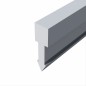 R-345 Aluminium T for recessing