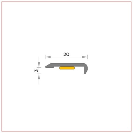 Stair nose ref. 417/300
