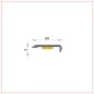 R-485 Stair nose 20x3 mm adhesive