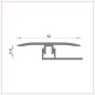 R-521 T-motion 40 mm on a base Multifix System