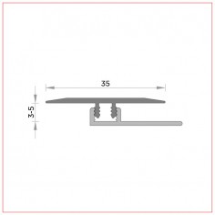 R-5BA Barre de seuil 35 mm... 2