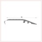R-384 Perfil rampa aluminio 8 mm