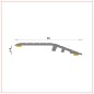 R-384 Perfil rampa aluminio 8 mm autoadhesiva