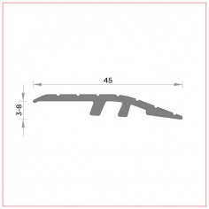 R-385 Aluminium ramp 8 mm 2