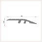 R-385 Perfil rampa aluminio 8 mm
