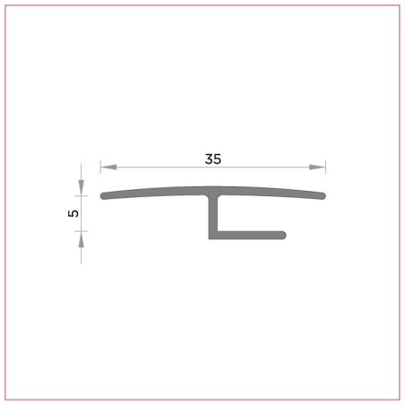 R-340 Aluminium joint 5 mm