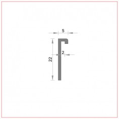 R-319 Perfil para linóleo 2 mm 2