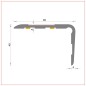 R-458 Stair nose adhesive