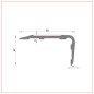 R-418 Stair nose drilled