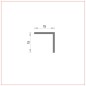 R-N01 Angle aluminium 15x15x1,3 mm