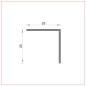 R-N03 Angle aluminium 25x25x1,3 mm