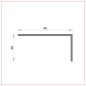R-N07 Angle aluminium 40x20x1,3 mm