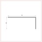 R-N09 Ángulo aluminio 70x30x1,4 mm