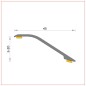 R-376 Transition 45 mm adhesive Woodline