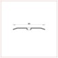 R-035 Cover strip 35 mm same level slim drilled