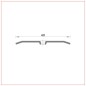 R-005 Cover strip 40 mm same level slim drilled