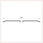 R-060 Cover strip 60 mm same level slim drilled