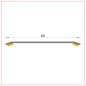 R-060 Cover strip 60 mm same level slim adhesive