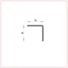 R-022 Ângulo metal 15x15 mm 2