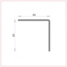 R-025 Ângulo metal 30x30 mm 2
