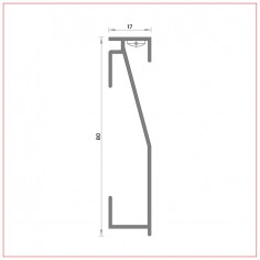 R-820 Aluminium skirting... 2