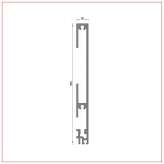 R-860 Plinthe aluminium 100 mm 2