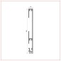 R-860 Plinthe aluminium 100 mm