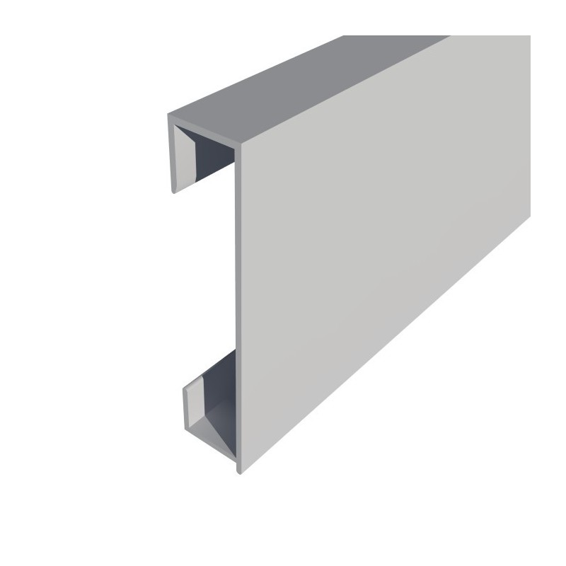 Zócalo aluminio Combialu 80x17 mm