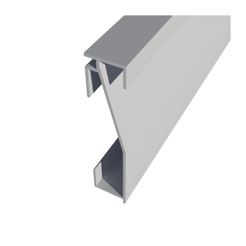 Aluminium skirting lighted Combilight 80x17 mm
