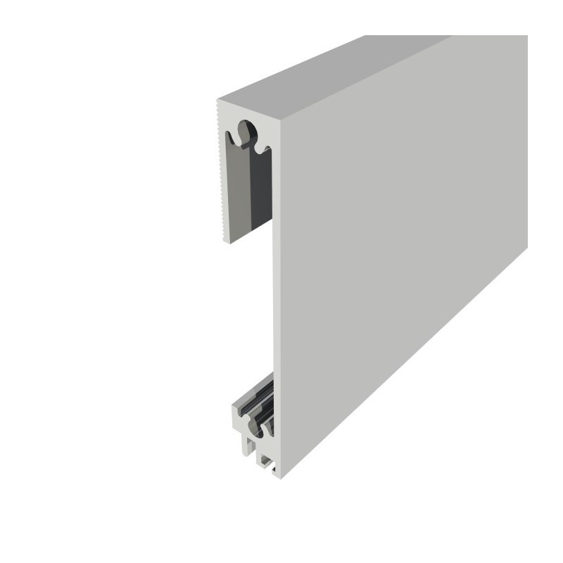 Aluminium skirting Office 60x10 mm