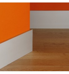 Zócalo aluminio Office 120x10 mm