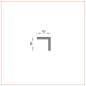 R-N17 Ángulo aluminio 10x10x1,6 mm