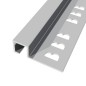 C02 Aluminio cuadrado 11 mm