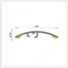 R-389 Barre de seuil 40 mm... 2