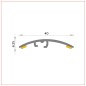 R-389 Cover strip-transition 40 mm adhesive