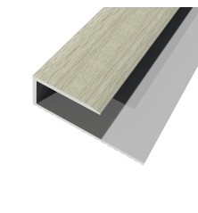 Remate final de aluminio 8 mm ref. 338