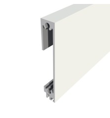 Zócalo aluminio Office 60x10 mm