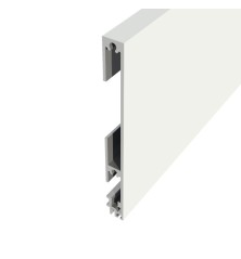 Zócalo aluminio Office 100x10 mm