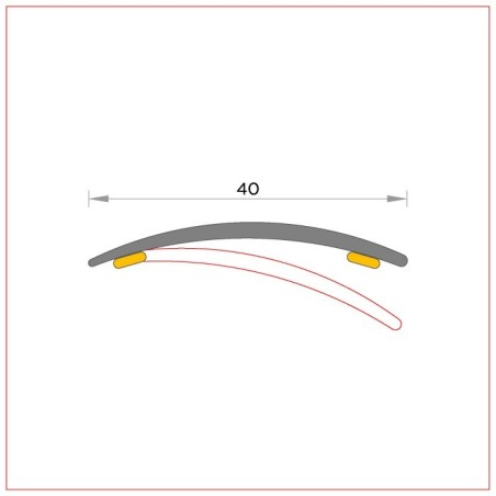 copy of R-323 Same level + Transition 40 mm adhesive