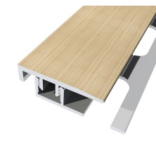 Barre de seuil 58 mm réf. 58 Système à clipser
