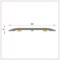 copie de R-362 Barre de seuil 60 mm adhésif