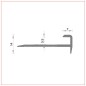 copie de R-349 Nez de marche aluminium pour 8 mm