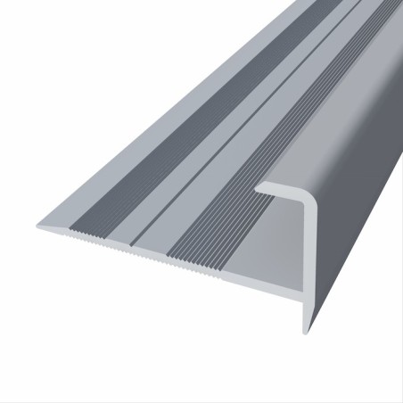 Aluminium stair nose for 8 mm ref. 334