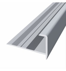 Aluminium stair nose for 8 mm ref. 334