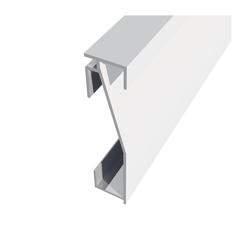 R-820 Aluminium skirting CombiLight 80 mm