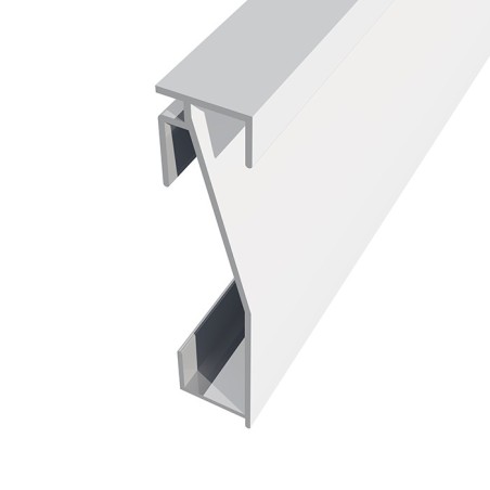 Aluminium skirting lighted Combilight 80x17 mm