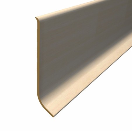 Stainless steel skirting ref. 73 60 mm
