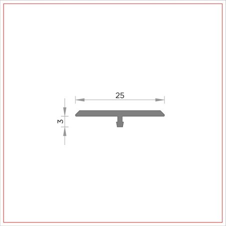 copy of R-346 T profile 25 mm