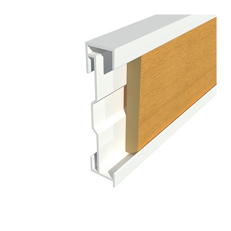 R-830 Aluminium skirting CombiDeco 80 mm R-830 Aluminium skirting CombiDeco 80 mm